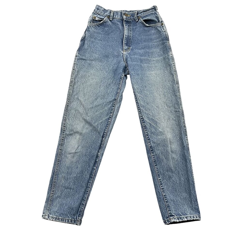 VTG Lee Jeans Womens 9 (Fits‎ 26x28) Union Made in USA High Rise Denim